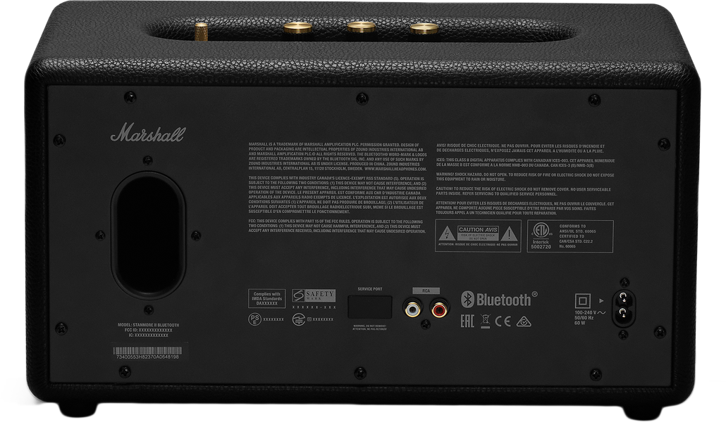 MARSHALL STANMORE II bluetooth aktív sztereó hangfal, fekete