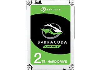 SEAGATE BarraCuda Festplatte Retail, 2 TB HDD SATA 6 Gbps, 3,5 Zoll, intern