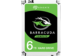 SEAGATE BarraCuda Festplatte Retail, 6 TB HDD SATA 6 Gbps, 3,5 Zoll, intern
