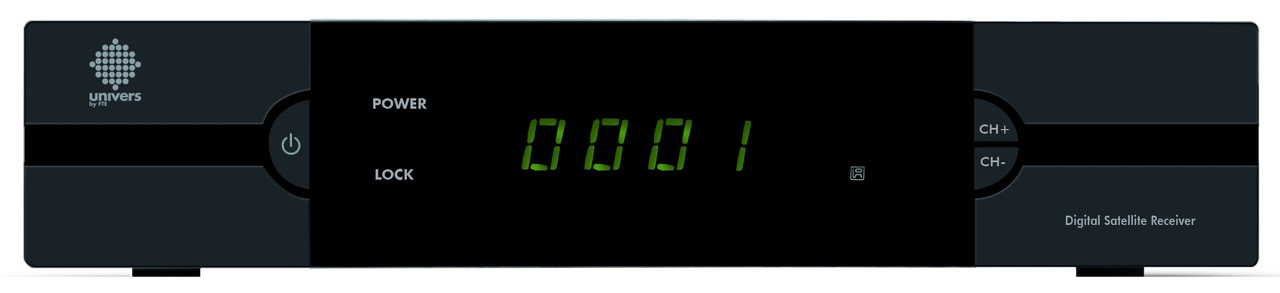 UNIVERS U 4128 DVB-S/S2 Receiver (HDTV, DVB-S, DVB-S2, Schwarz)