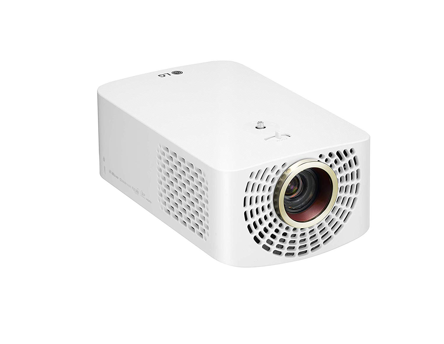 Proyector - LG HF60LSR, Full HD, Hasta 120", 1400 lúmenes, Smart TV, Bluetooth, HDMI, USB, Blanco