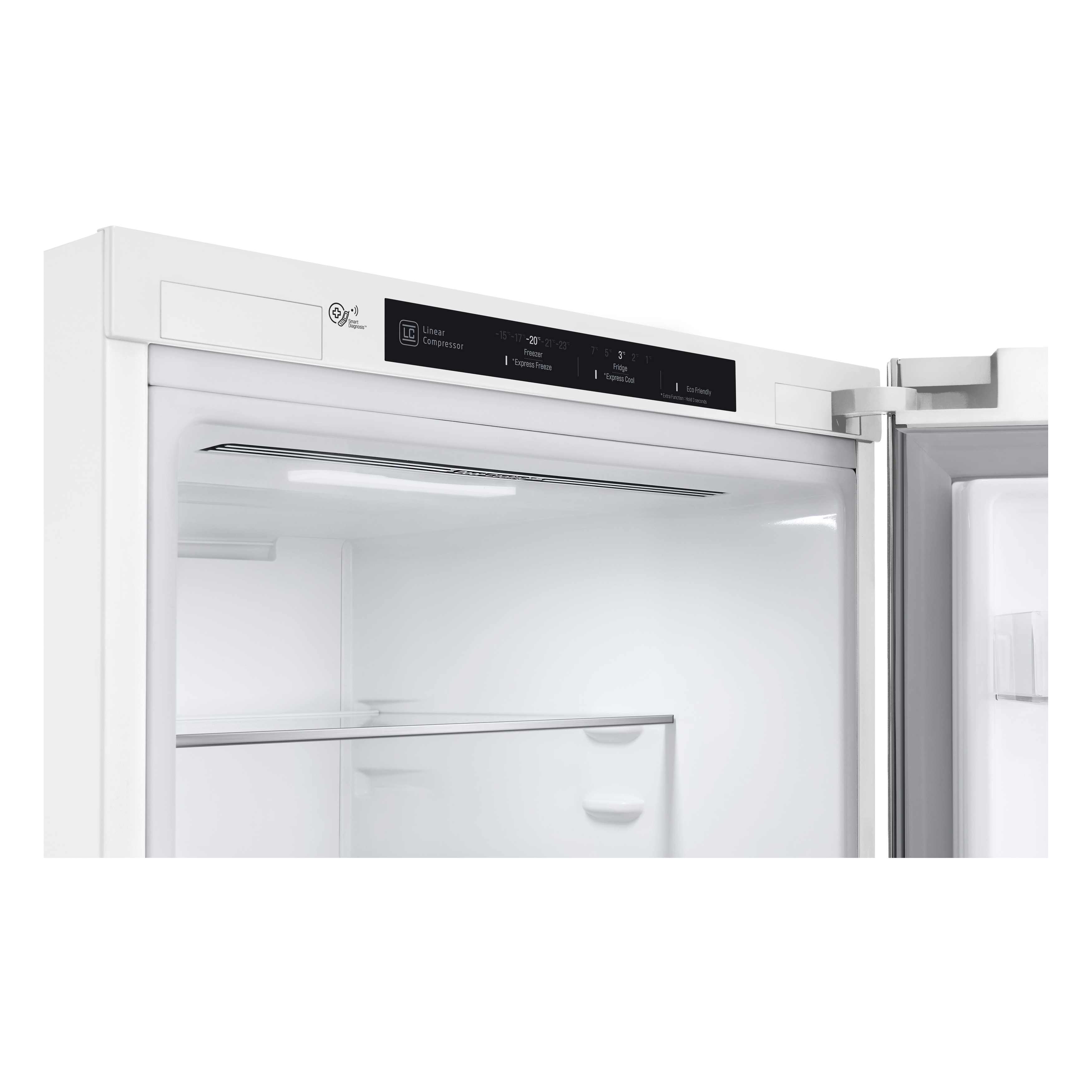 LG GBB72SWEFN Kühlgefrierkombination (D, 384 l, 2030 mm hoch, Weiß)