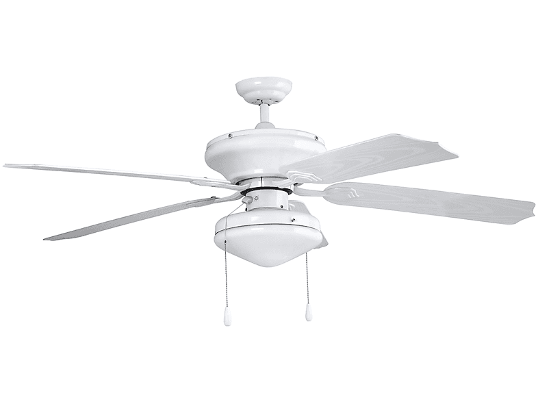 Ventilador de techo - Orbegozo CP94132, Potencia 60W, 3 velocidades, Con luz, Blanco