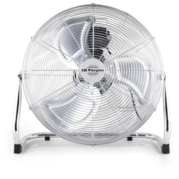 Ventilador de sobremesa - Orbegozo PW 1445, Aspas 45 cm, 120 W, Plata