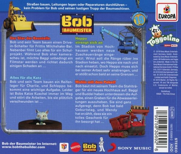 Bob Der Baumeister - 019/Der Star der Baustelle  - (CD)