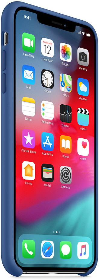 APPLE Silicone Case - Couverture (Convient pour le modèle: Apple iPhone XS Max)