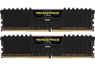 CORSAIR Arbeitsspeicher Vengeance LPX DIMM Kit 32 GB, DDR4-3000, schwarz (CMK32GX4M2D3000C16)