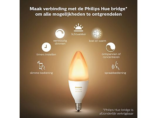 PHILIPS HUE Single Pack (warm wit licht)