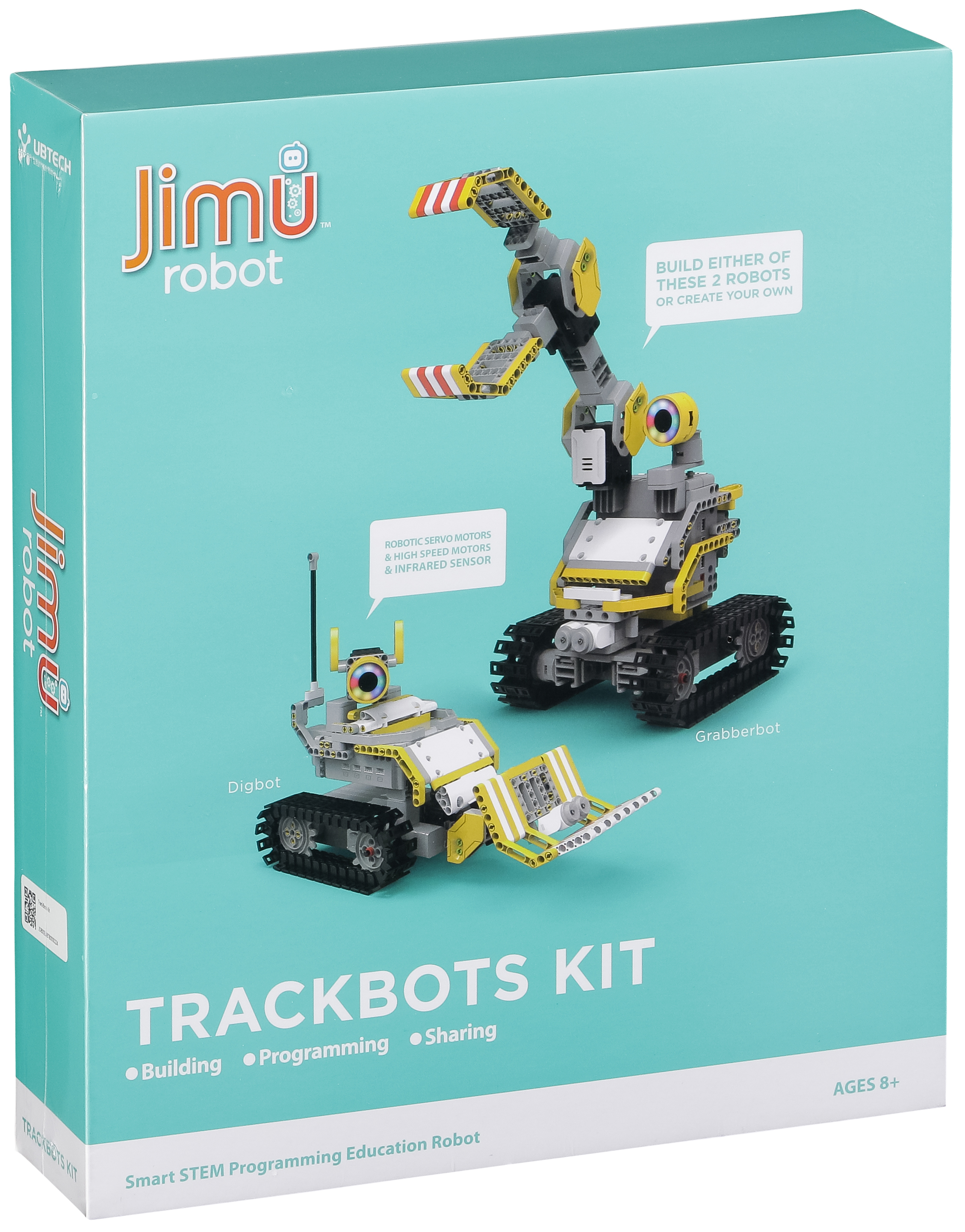 UBTECH JIMU Trackbots programmierbarer Roboter Bausatz App-gesteuertes Spielzeug, Mehrfarbig
