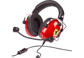 THRUSTMASTER T.Racing Scuderia Ferrari Edition, Over-ear Gaming Headset Rot / Schwarz