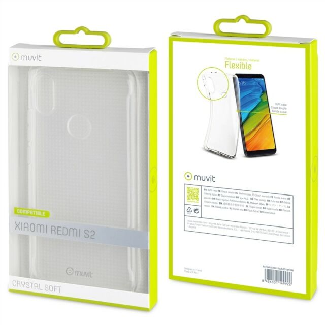 Funda - Muvit Mucrs0170, Para Xiaomi Redmi S2, Transparente
