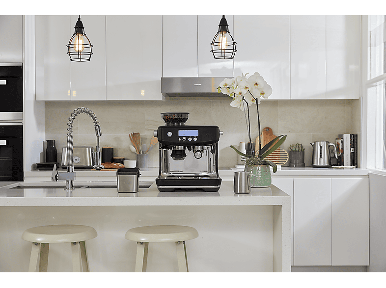 Sage SES878BTR4EEU1 the Barista Pro Espresso-Maschine (matt schwarz, integriertes 250g Mahlwerk, 1680 Watt, ) — Foto 4 von 5