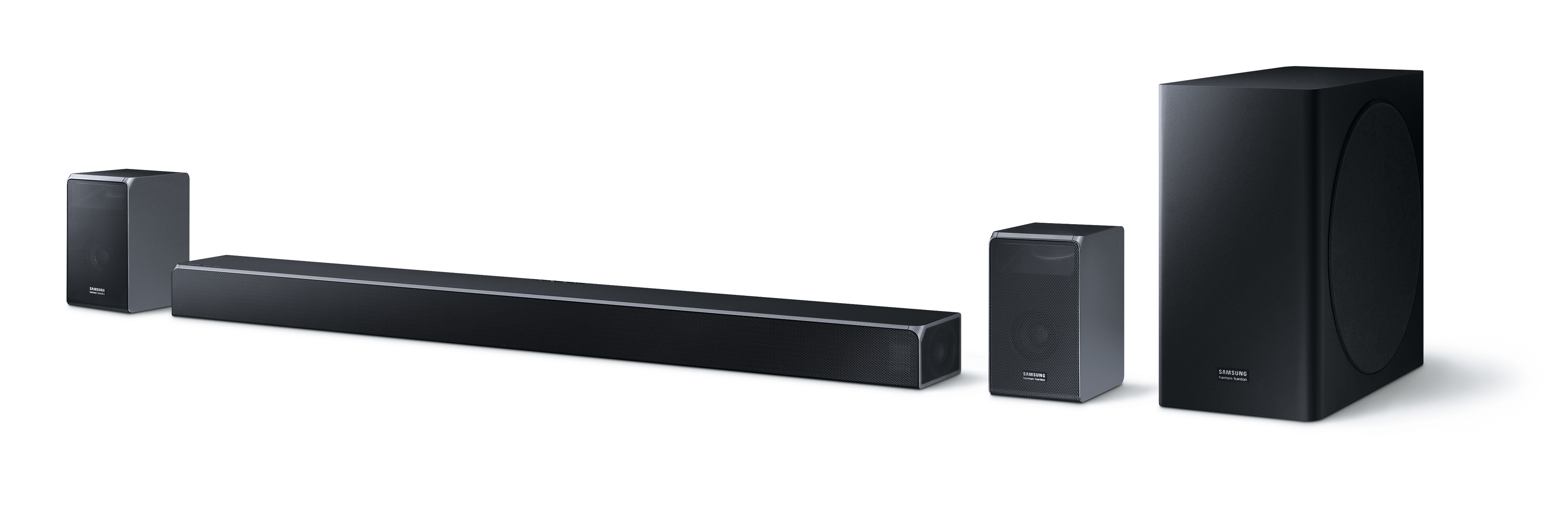 SAMSUNG HW-Q90R/ZG, Soundbar, Slate Schwarz