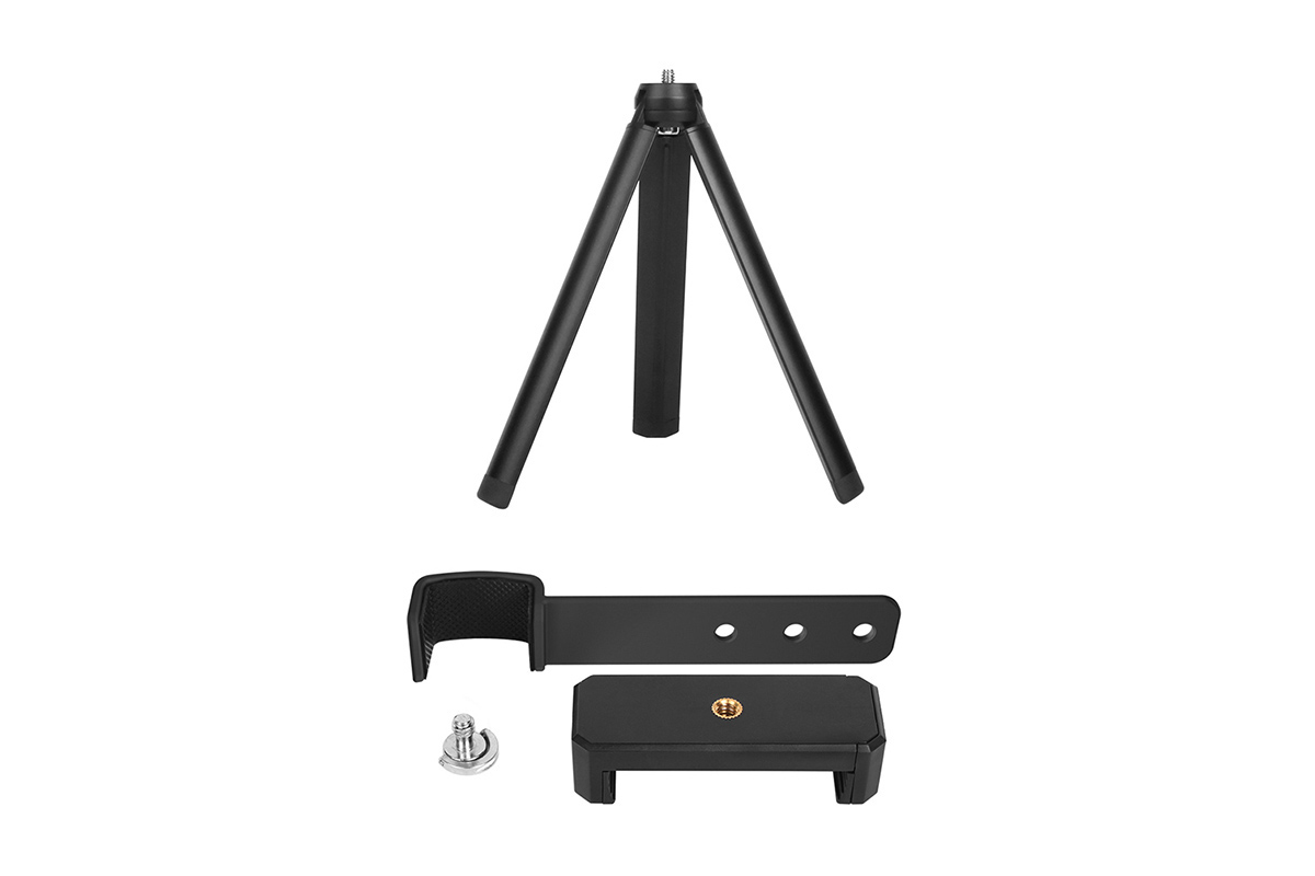 CYTRONIX 401241 DJI Osmo Pocket, Smartphonehalter & Stativ, Schwarz