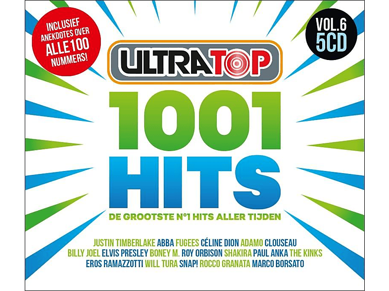 Verschillende artiesten - Ultratop 1001 Hits: Vol.6 CD