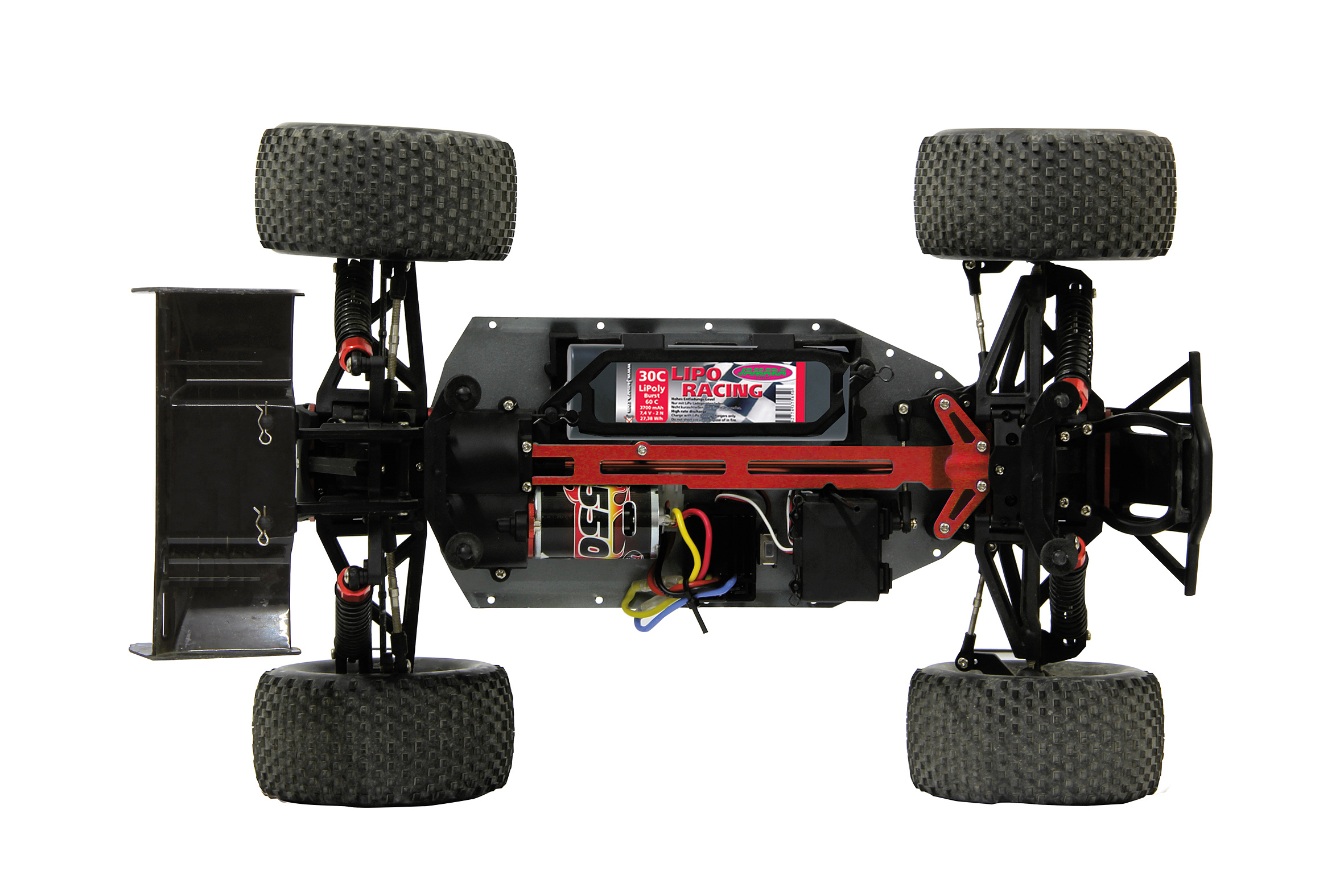 JAMARA RC Truggy 1:10 LiPo RC Fahrzeug, Schwarz/Rot