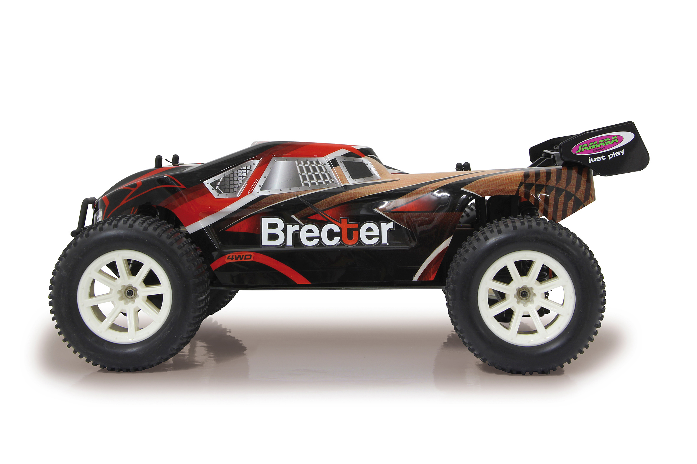 JAMARA RC Truggy 1:10 LiPo RC Fahrzeug, Schwarz/Rot