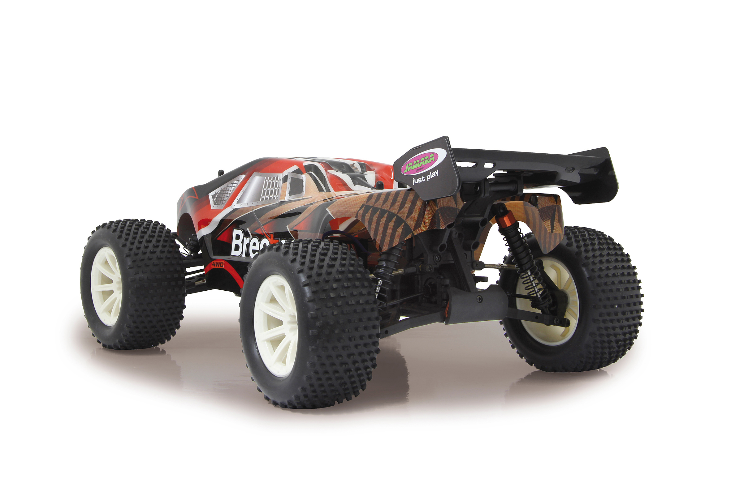 JAMARA RC Truggy 1:10 LiPo RC Fahrzeug, Schwarz/Rot