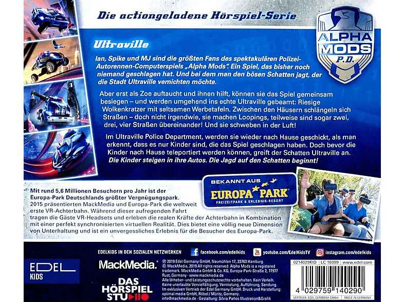 Thumbnail - Alpha Mods - Mods-Ultraville(1)-Hörspiel (CD)