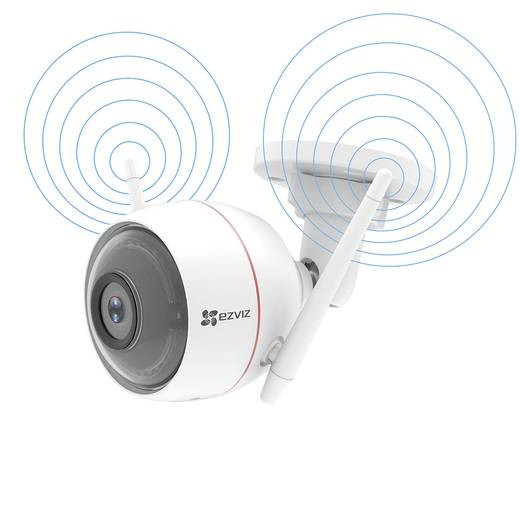 Sistema de vigilancia - EZVIZ NVR Vault Live, 4 canales, Incluye HD 1 TB, kit 4 C3W 1080p exterior