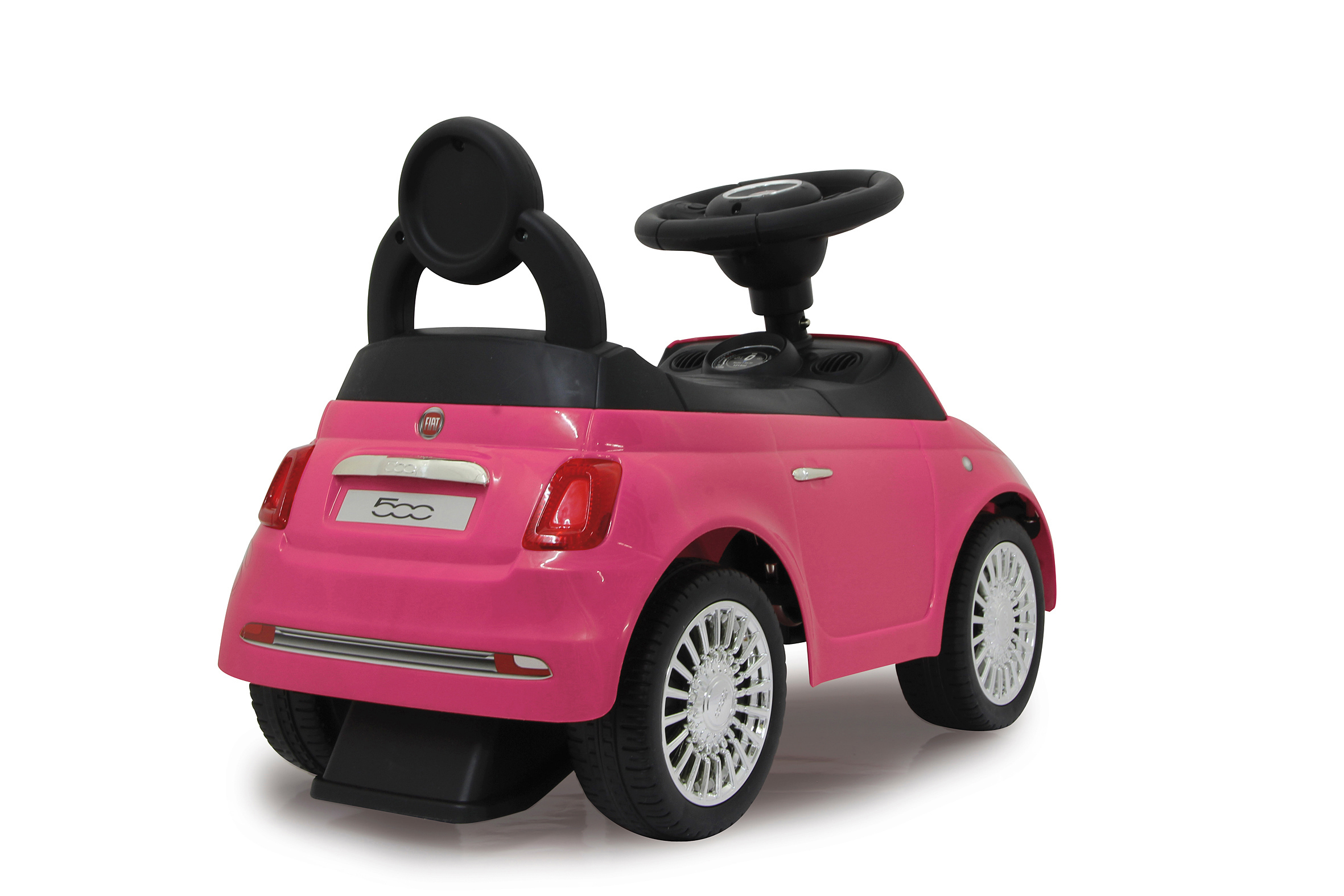 KIDS JAMARA Pink/Schwarz Fiat Rutscher 500