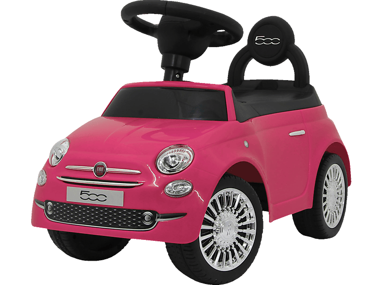 JAMARA KIDS Fiat 500 Rutscher Pink/Schwarz | Bobby Cars & Rutschautos