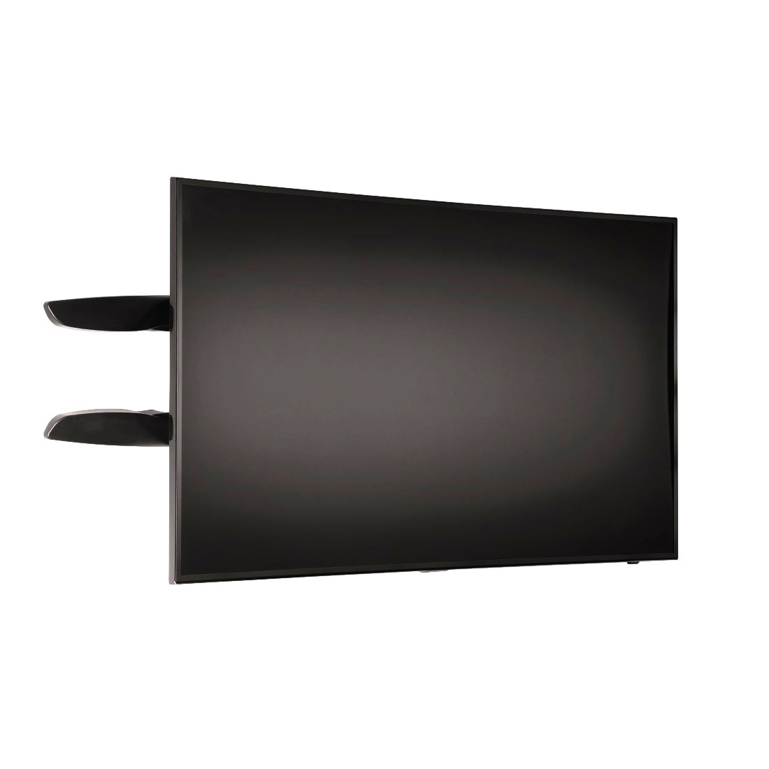 HAMA FULLMOTION, 5 Sterne, Curved-TV Wandhalterung, max. 65 Zoll, Neigbar, rotierbar, Schwenkbar, Schwarz/Weiß