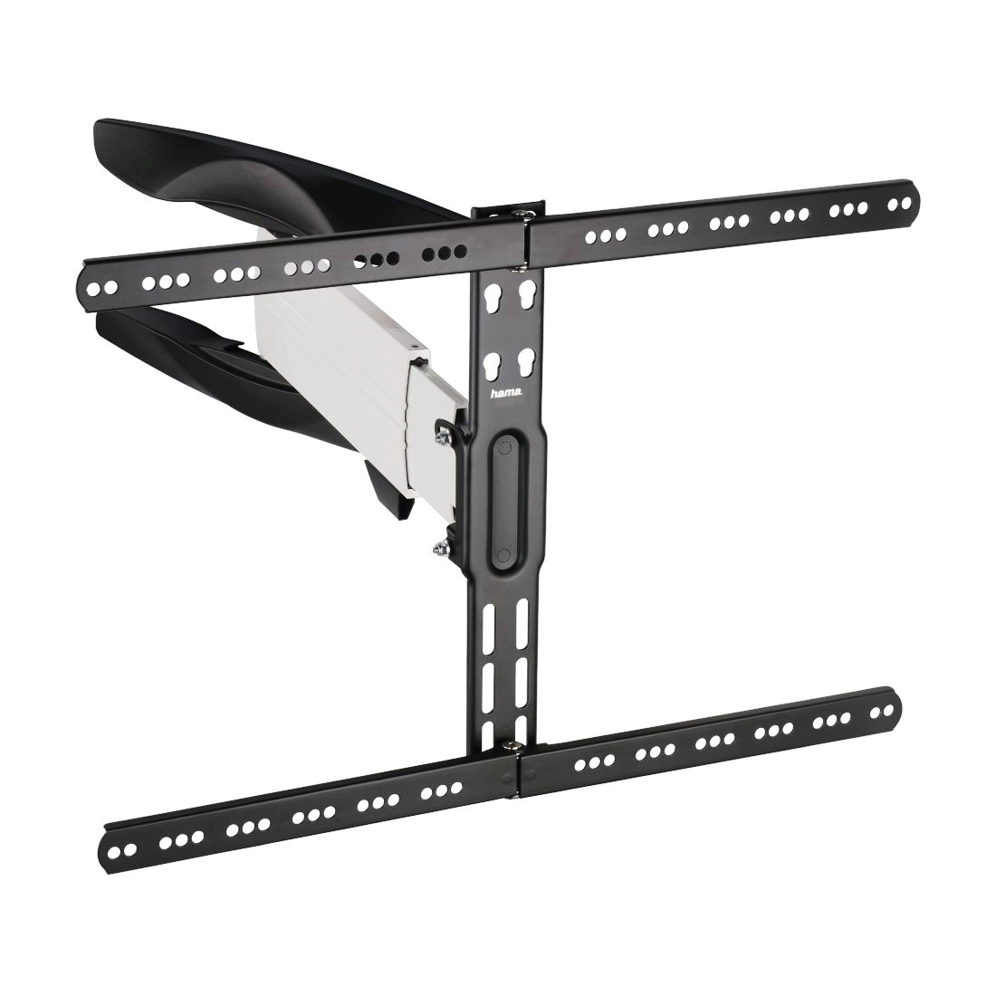 HAMA FULLMOTION, 5 Sterne, Curved-TV Wandhalterung, max. 65 Zoll, Neigbar, rotierbar, Schwenkbar, Schwarz/Weiß