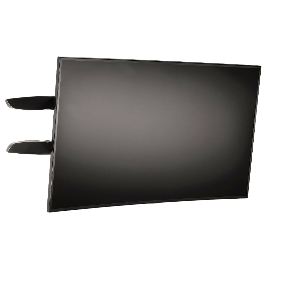 HAMA FULLMOTION, 5 Sterne, Curved-TV Wandhalterung, max. 65 Zoll, Neigbar, rotierbar, Schwenkbar, Schwarz/Weiß