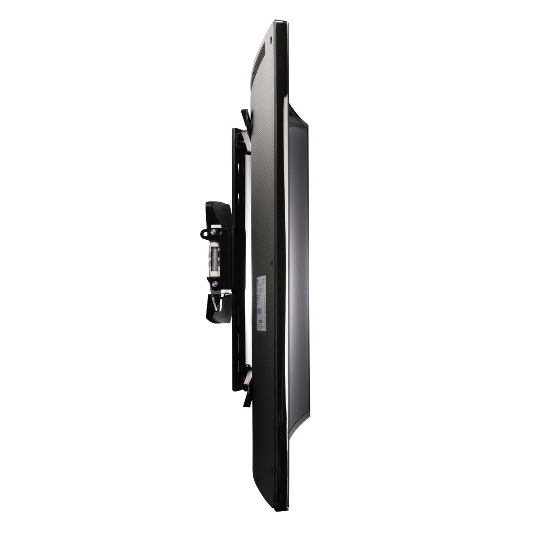 HAMA FULLMOTION, 5 Sterne, Curved-TV Wandhalterung, max. 65 Zoll, Neigbar, rotierbar, Schwenkbar, Schwarz/Weiß