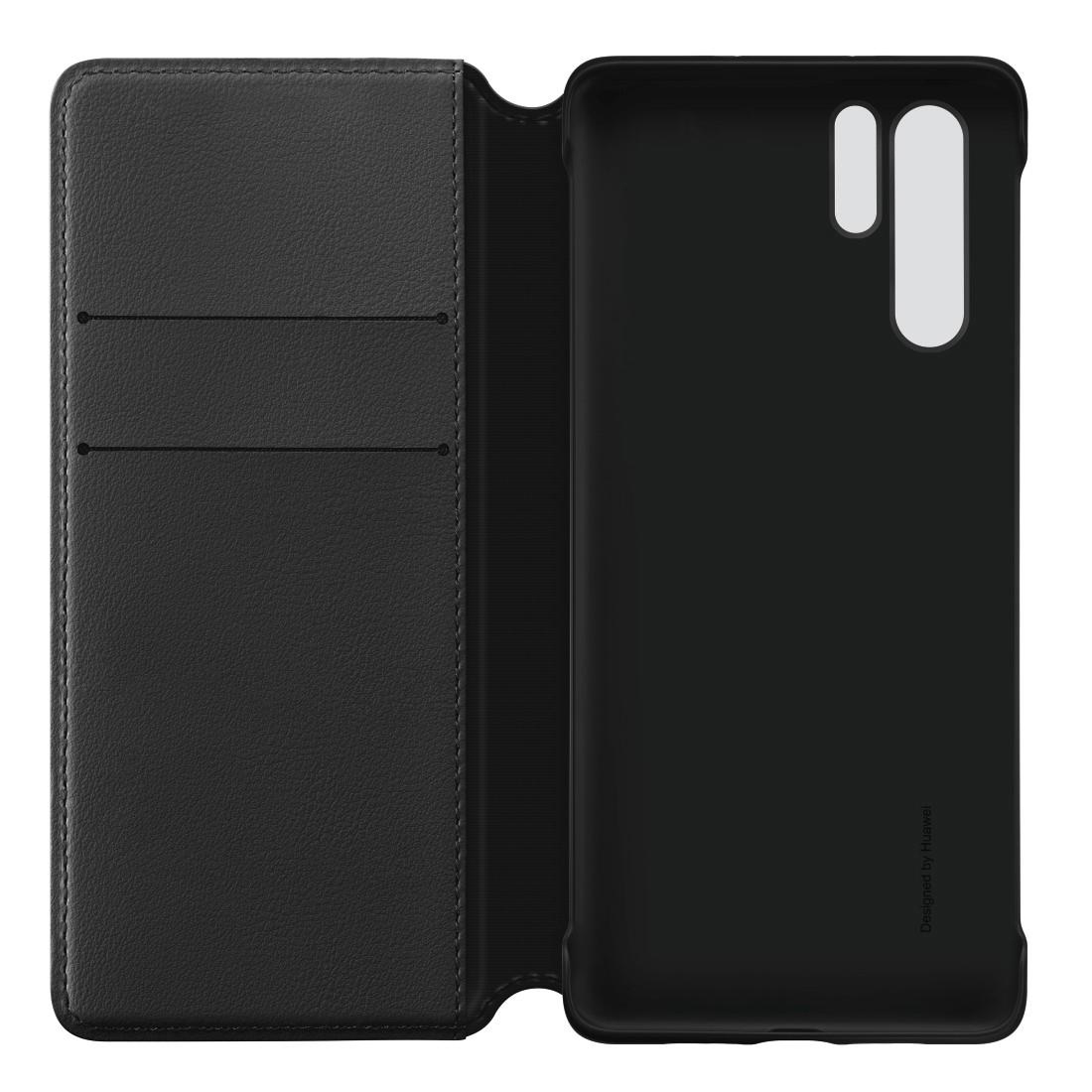 HUAWEI Wallet Cover, Bookcover, Huawei, P30 Pro, Schwarz