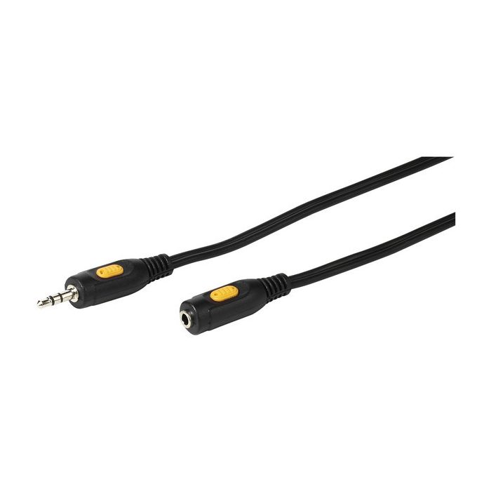 Cable Audio - Vivanco 46056, Jack 3.5, Hembra, Negro