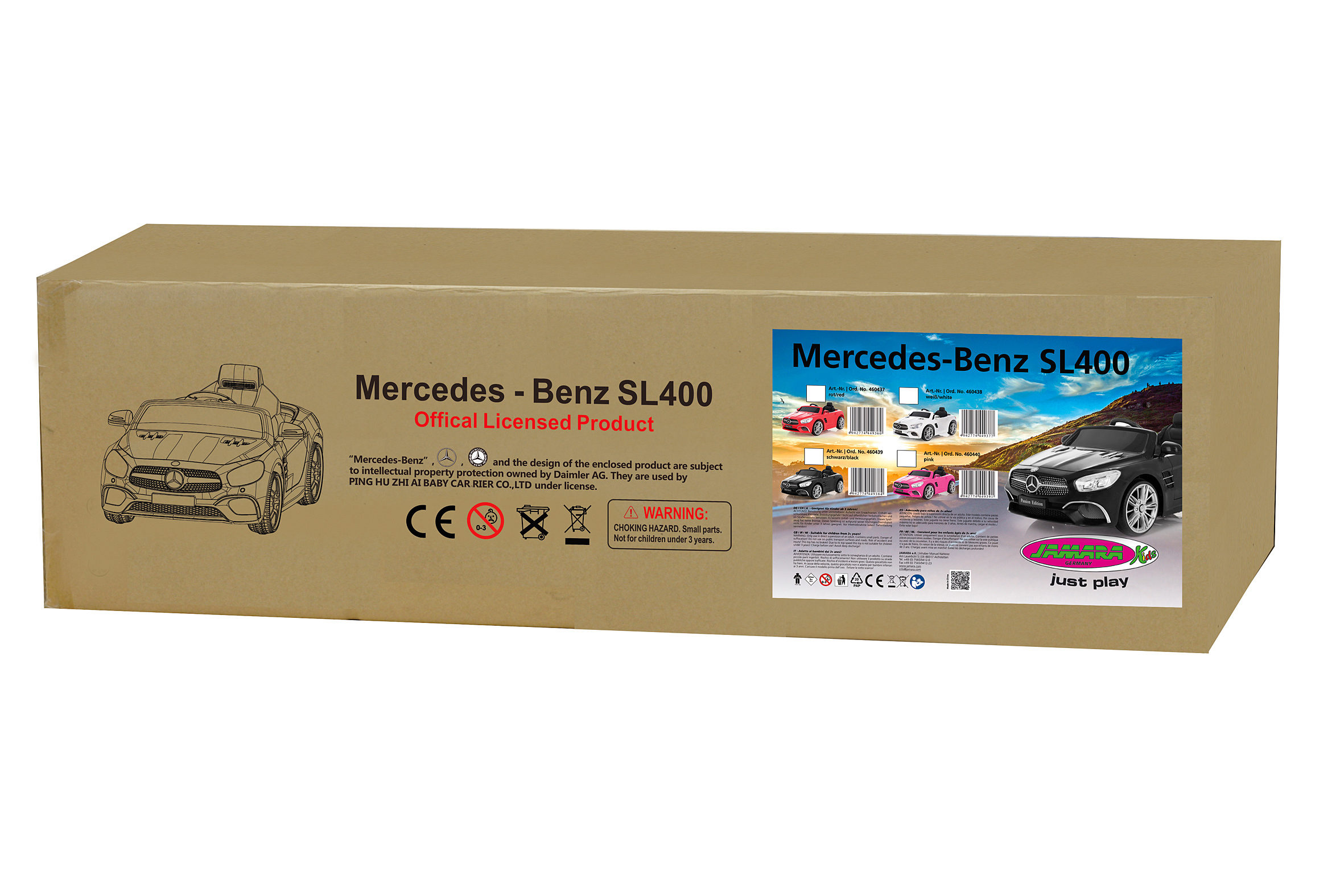 JAMARA KIDS Mercedes SL 400 Ride-on Rot