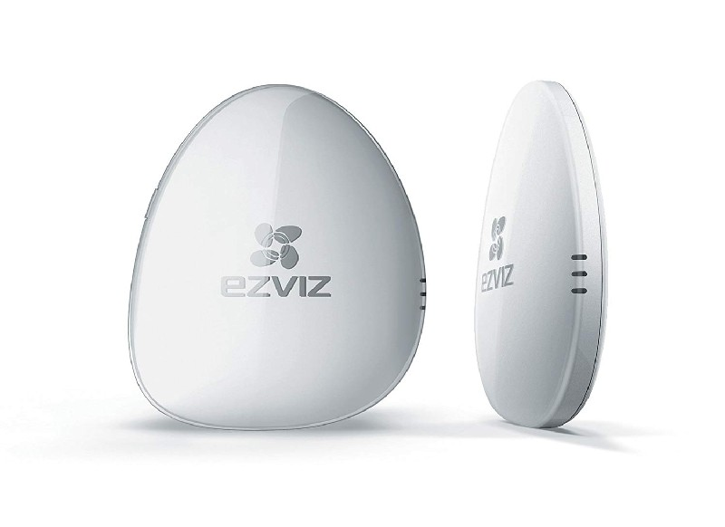 Kit de alarma - EZVIZ ezAlert Kit, Wi-fi, Alarma A1, Mando a distancia K2, Sensor puertas T6, PIR T1