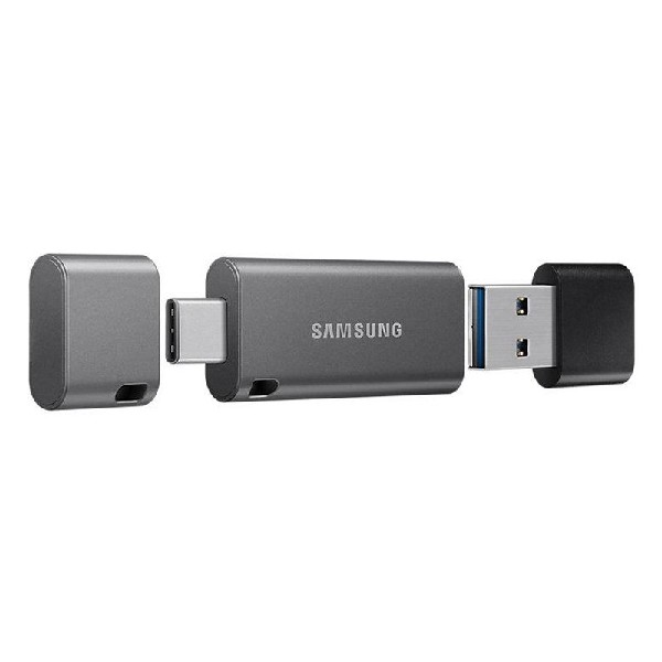 Memoria USB 32 GB - Samsung DUO Plus USB-C 32GB MUF-32DB / EU, Plata/Negro