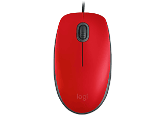 LOGITECH M110 Sessiz Optik USB Mouse Kırmızı