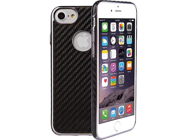 UNIQ Cover Glacier Luxe iPhone 7 / 8 Zwart (106849)