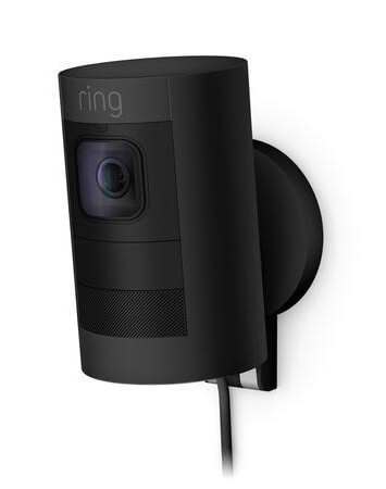 RING Stick Up Cam Plug In Caméra de surveillance extérieure Noir (8SS1E8-WEU0)