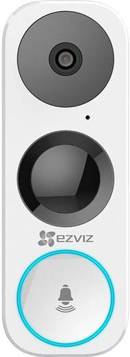 Timbre inteligente - EZVIZ DB1, Exterior, 3MP video, Audio 2 direcciones Visión nocturna, 180°