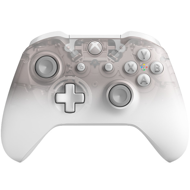 Mando - Microsoft, Inalámbrico, Xbox Phantom White, Edición especial, Translucido, Bluetooth