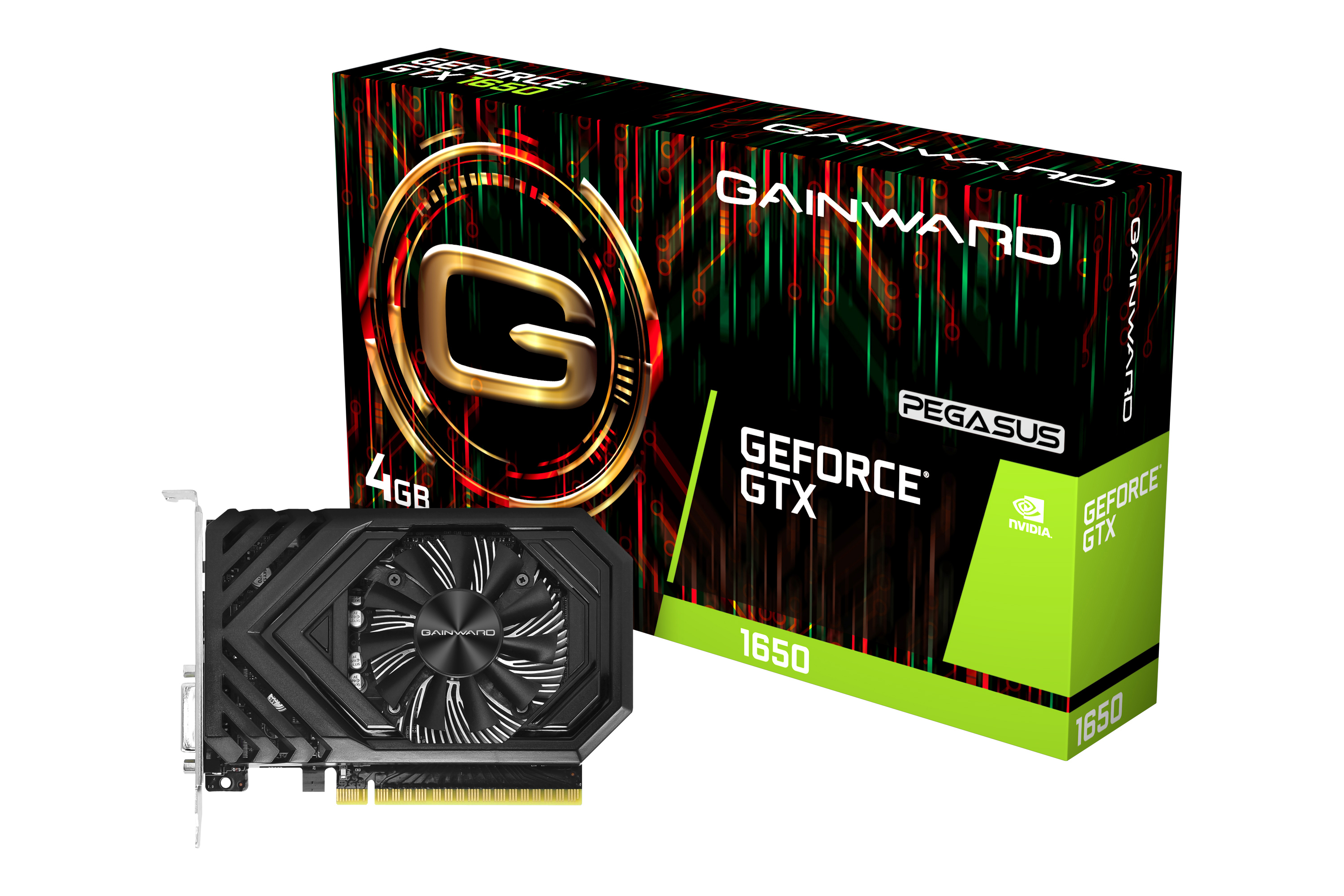 GAINWARD GeForce® GTX 1650 Pegasus 4GB (4467) (NVIDIA, Grafikkarte)