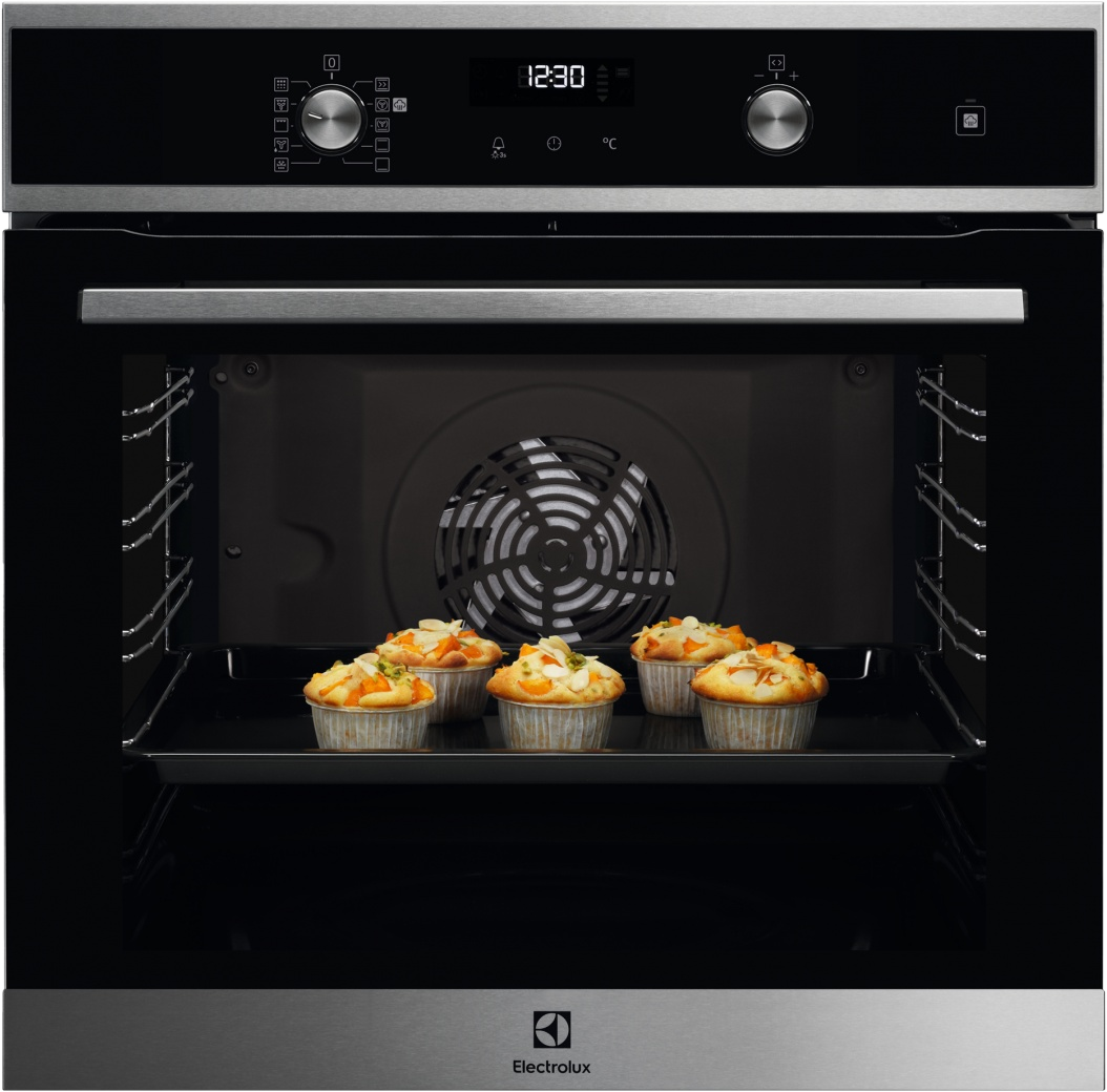 ELECTROLUX EOD6C71X SteamBake beépíthető sütő gőzfunkcióval, maghőmérő, katalitikus tisztítás