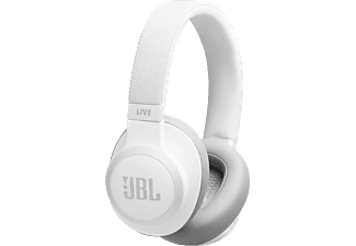 JBL LIVE 650BTNC - Bluetooth Kopfhörer (Over-ear, Weiss)