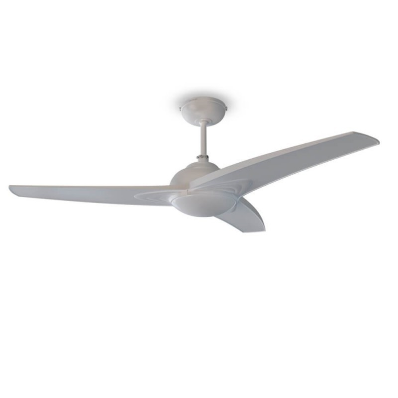 Ventilador de techo - Cecotec ForceSilence Aero 460, 55 W, 3 velocidades, Mando a distancia, Blanco