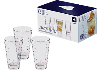 LEONARDO 012684 Ciao Optic 6-tlg. Gläser-Set Transparent