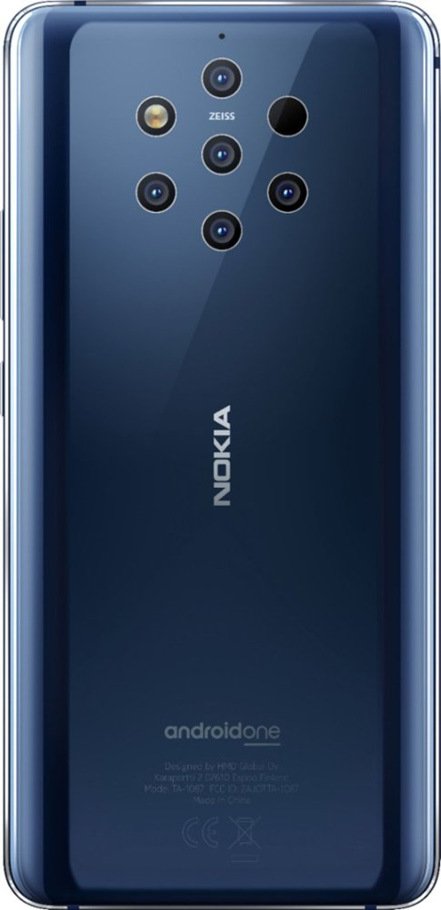 Móvil - Nokia 9, Azul, 128 GB, 6 GB RAM, 5.99", Snapdragon 845, 3320 mAh, Android