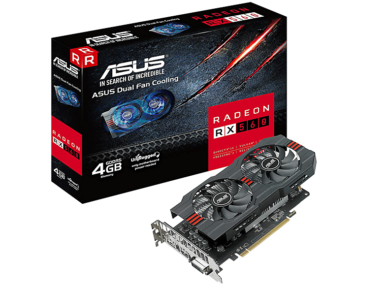 Tarjeta Gráfica | ASUS Vga RX560-4G