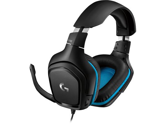 LOGITECH G432  - Gaming Headset, Schwarz/Blau