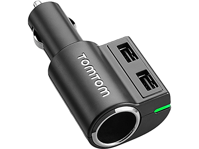 TOMTOM Autolader 12 V + 2 x USB 2.1 A Zwart (9UUC.001.24)