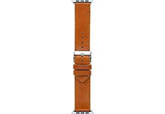 DBRAMANTE1928 Copenhagen Apple Watch Horlogeband 42/44 mm Bruin/Zilver
